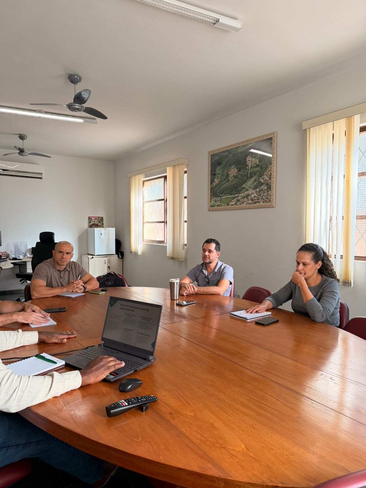 Reunião da FAPIFMG com gestores do IFMG Campus São João Evangelista